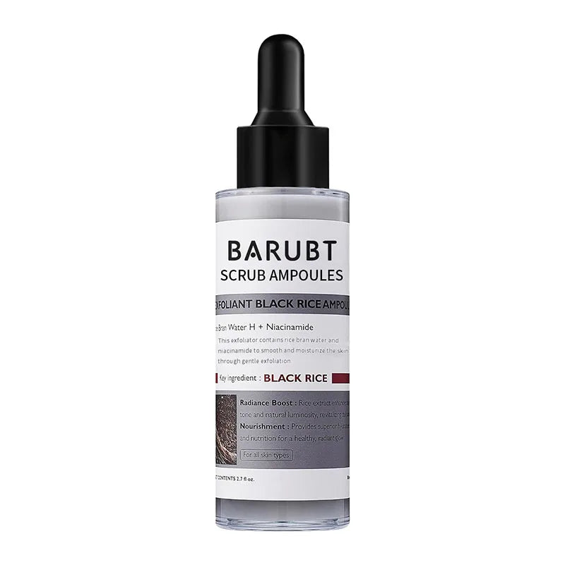Essence Toner White Rice+black Rice Ampoule Skin Softening Essence Exfoliate Face Scrub Dead Skin Fade Essence Brighten Body