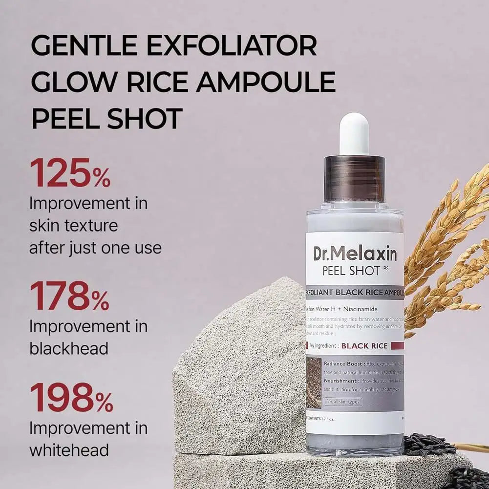 80ml black rice white rice peeling exfoliating mild moisturizing and moisturizing essence